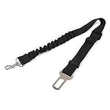 Adjustable Pet Dog Cats Safety Leads Car Vehicle Seats Belt Harness Seatbelt Made from Nylon Fabric 18.11'-26.77' Long Dog Seats Belt for Car Harness for Large Dogs Universal Dog Seats Belt Safety