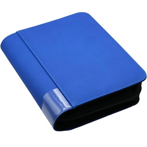 Image of greeting card book organizer,christmas card photo album,birthday card organizer binder,for greeting card box keepsake storage and display,holds 84 cards (blue)