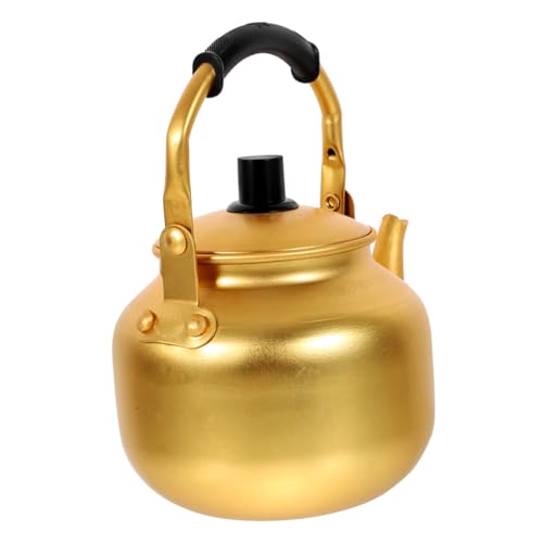 UTHCLO Hervidor de Agua Pequeño de Aluminio Grueso para Estufa Tetera Multiusos para Té Calentador Rápido Compatible con Gas Eléctrico Inducción para del Té Casa y Profesionales