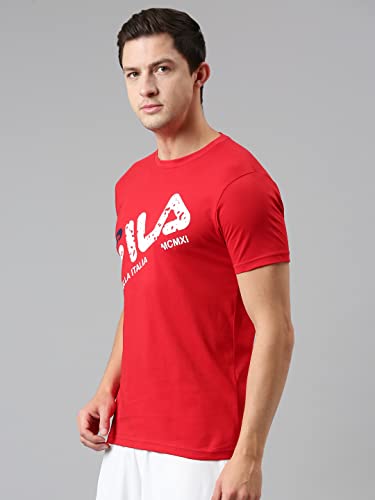 Image of FILA Men's Solid Straight T-Shirt
