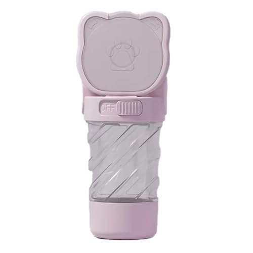 Rhinozix 収納食品と水容器屋外旅行ペット用品フィーダーボウルペット犬フィーダーボウルピンク