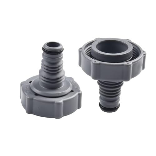 P6H1419 Vanne de Vidange Adaptateur de Tuyau pour Piscine Adaptateur de Drainage pour Vidanger L'Eau Compatible avec Tuyau de Piscine Accessoire de Piscine en...