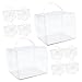 PRETYZOOM 10pcs Boxes Portable Transparent Cake Box Gift Boxes Birthday Cake Decor Clear Cake Holder Clear Cake Carrier Bakery Containers Clear Cake Boxes Cake Wrapping Boxes Candy