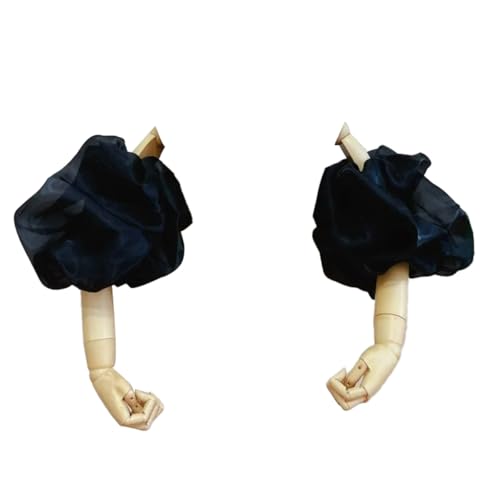 Organza Puff Sleeves Detachable for Wedding Dresses Stretchy Cuff