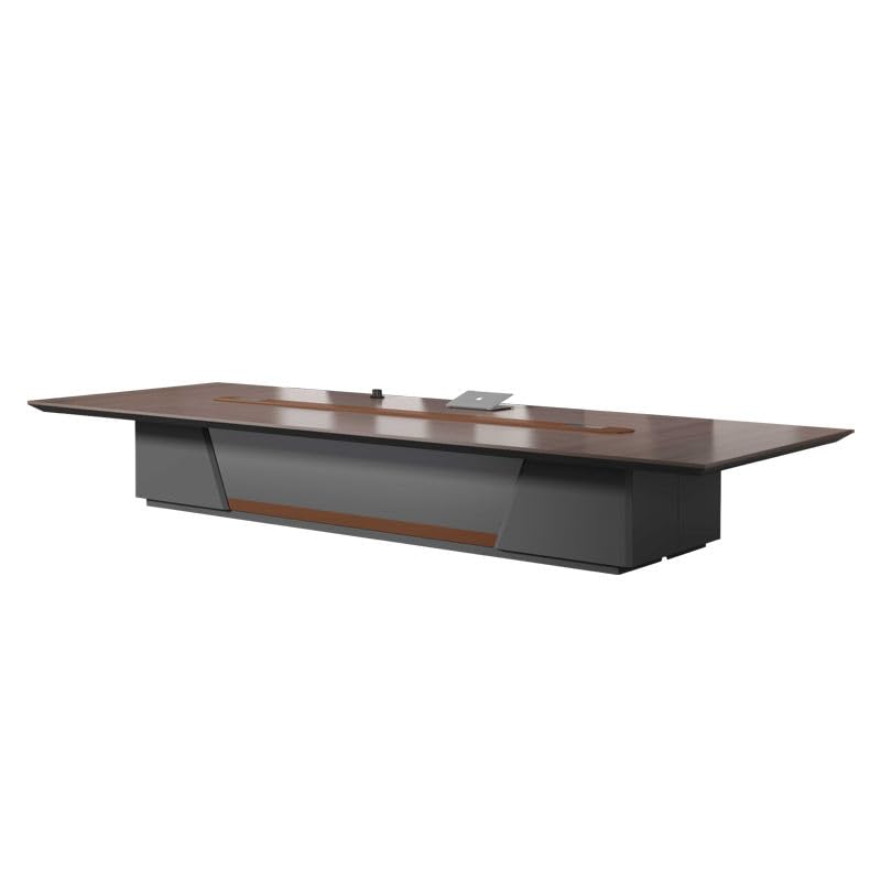Image of Conference and Meeting Table for Office Furniture, Modern Boardroom Table, Executive Meeting Desk for Conference Room (MCT-118 MDFL L8W4)