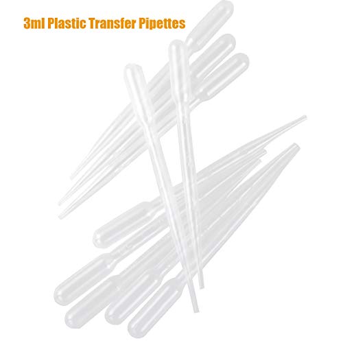 50 Pack Sterile Plastic Petri Dishes with Lid, 90mm Dia x 15mm Deep Sterile Petri Plates with 100 Pack 3 ml Plastic Transfer Pipettes, Petri Dish Set for Lab, Experiment, Biology, Microbiology Studies - Thumbnail 7