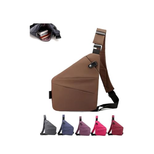 Image of Anti Theft Travel Bag for Women Men, The Slim Carry Sling Bag, Personal Flex Travel Purses Crossbody Bags Multi Pocket