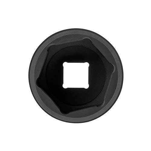 Image of Jetech 3 /4 Inch Drive 2 Inch Deep Impact Socket, Made with Heat-Treated Chrome Molybdenum Alloy Steel, 6-Point Design, SAE