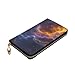 DaihAnle Mysterious and Beautiful Galaxy ﻿Hand-Held Wallet Fashionable Long Microfiber Leather Large Capacity