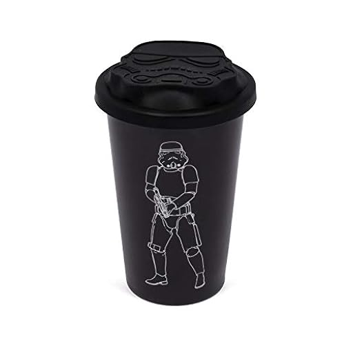 Original Stormtrooper - Taza de cerámica con tapa de silicona, color negro | Ya disponible en tu tienda friki favorita! En mundofriki.es!