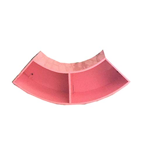 Armarios y estantería Estilo industrial de pared Estantería de almacenamiento en rack decorativo creativo curvado estante estante de exhibición de la sala de estar dormitorio Oficina de 27.8 " Estante