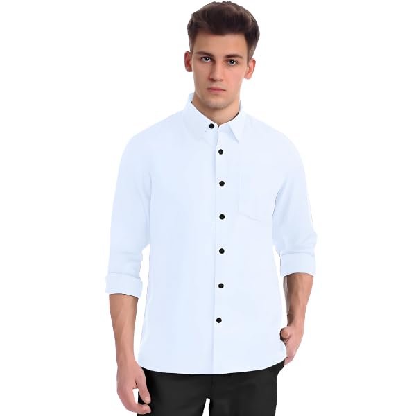 Unstitched Cotton Shirt (1.60m) Fabric - Exclusively for Men's-image-47