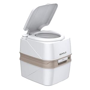 SEAFLO 4.8 Gallon (18L) Premium Portable Travel Toilet