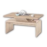 Diseño moderno: elige entre los modelos Alllegra en aspecto de hormigón y blanco o roble Sonoma. Las mesas son modernas, prácticas y una gran adición a tu salón.