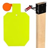 Highwild AR500 Steel Shooting Target 3/8 Inch Thick 12' x 20' Hostage with 2x4 Target Holder Mount