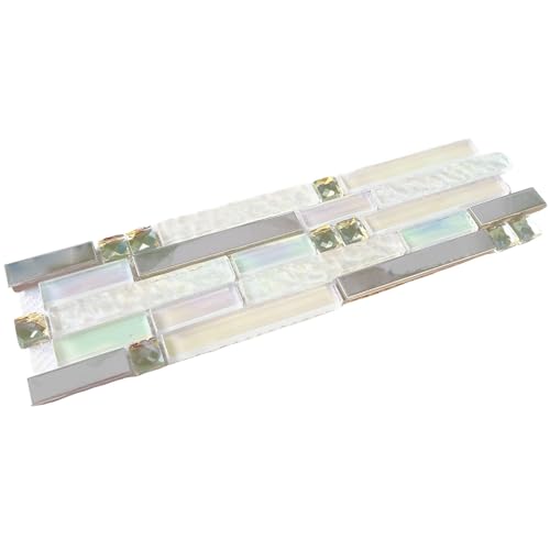 Hominter HOMINTERNB01 Glasfliesen Mosaikmuster 7,6x30,5 cm