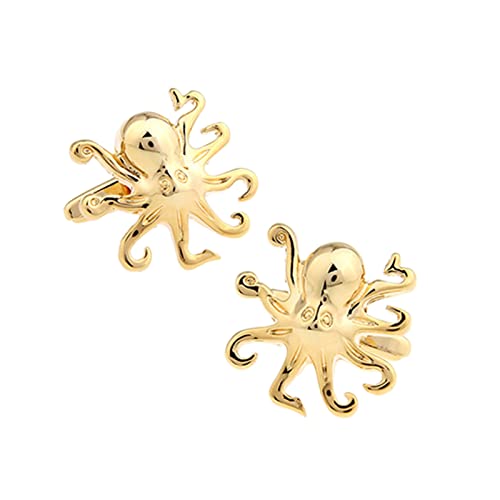 Mancuernillas para hombre Daesar color dorado miniatura 1