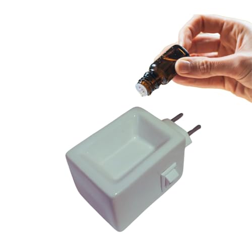 Difusor Aromatizador de Aroma de Ambientes Porcelana Branco Elétr...