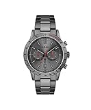 BOSS Chronograph Quarz Uhr für Herren mit Graues Edelstahlarmband - 1513924