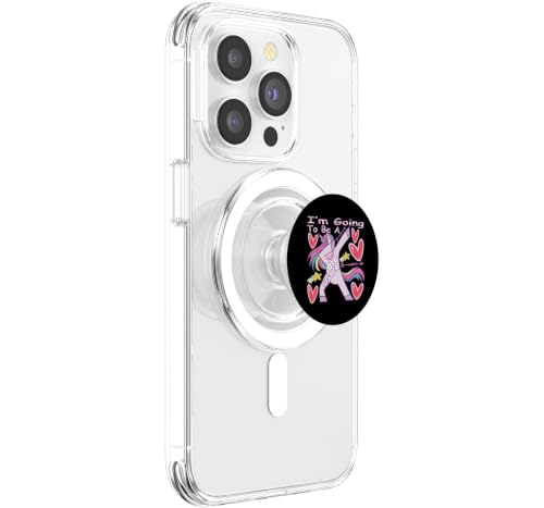 PopSockets PopGrip para MagSafe de Hermana Mayor Unicorn para iPhone 4