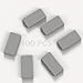 100 Piece Light Gray Building Tiles Bulk Assortment Pack, 2x4 Tiles Accessories for Building, Compatible with Lego Parts and Pieces