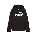 PUMA Mädchen No. 1 Logo Hoodie Fl G Sweatshirt, Puma Black, 152 EU
