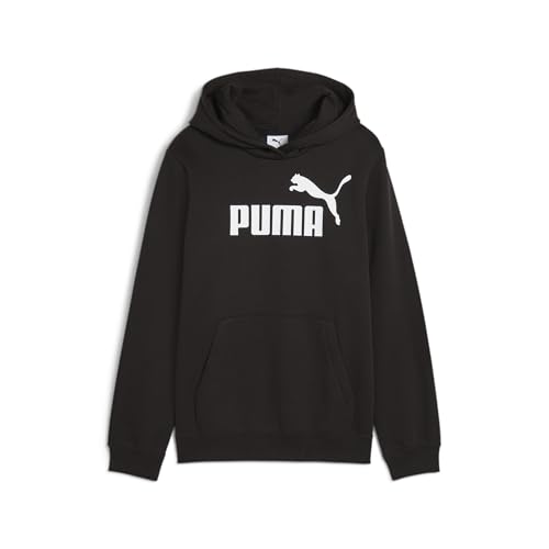 PUMA Mädchen No. 1 Logo Hoodie Fl G Sweatshirt, Puma Black, 152 EU