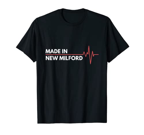 Hecho en New Milford Connecticut Lugar de nacimiento Ciudad natal Camiseta