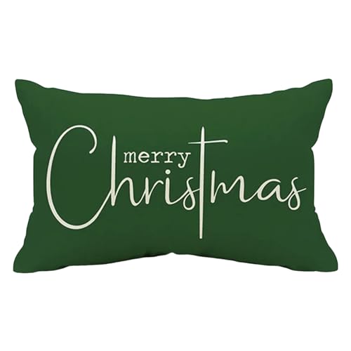 Weihnachtsdeko Weihnachtskissenbezüge Frohe Weihnachten Dekokissen...