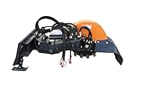 Wolfequip 25' Wheel Tree Stump Grinder Stump Crusher Stump Removal Heavy Duty for Skid Steer Loaders fit for Forestry, US Stock