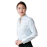 (ビジネススタイル アルフ） businessstyle alfu 長袖 七分袖 レディースシャツ ブラウス 事務服 制服 ワイシャツ ビジネス リクルート トップス/al1-l22-3L-L1-2-blue-o-AW17