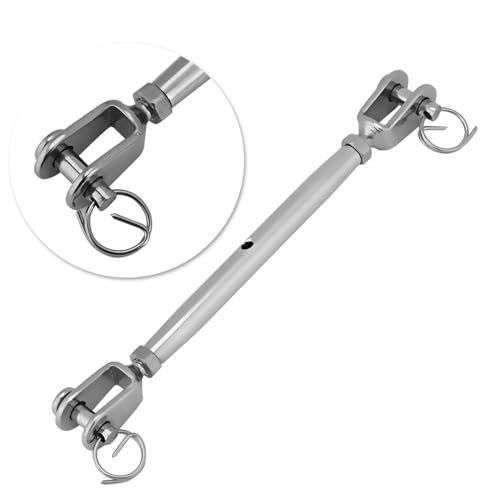 Tendedor Cerrado de Quijada WALFRONT de Acero Inoxidable M8 para Uso Marino, Navegación y Botes miniatura 2
