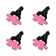 4 Stück Auto Lufterfrischer Clips Rosa Gänseblümchen für Lüftungsschlitze, Auto Deko Vent Clip Zubehör für Innenraum, Duftfreier Parfüm Diffusor für Auto Innenausstattung