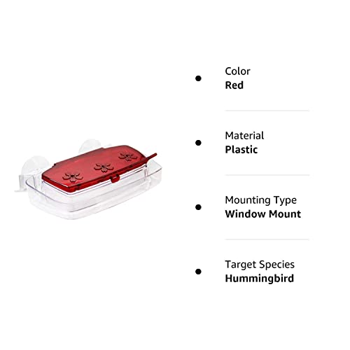Juegoal Window Hummingbird Feeder, 8-Ounce #TOP7