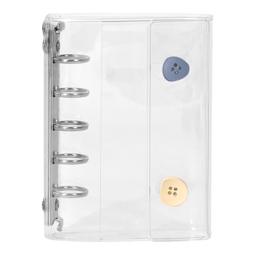 Sticker Binder Album - Transparent Sticker Binder Storage Book, Aesthetic Notebook Keeper with Pocket Compartments | Ideal for Scrapbooking, Planner, Journaling, Travel, School, Classroom Collection U