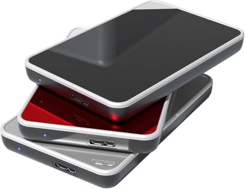 Frafuo 500G External Hard Drive-USB 3.0 Portable External Hard Drives-Slim External Hard Drive-5Gbps H-Speed Solid State External Hard Drives-Portable External Hard Drive for Mac,PC,Laptop (Black)