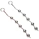 Edelstahl Analkugeln Metall Anal Beads Mit 5 Kugeln Anal Kette Liebeskugeln Analplug Vaginal Kugeln G-Punkt Anus Dilatator Analkugeln Liebeskugeln Anal Sex Spielzeug Für Männer Und Frauen（A）