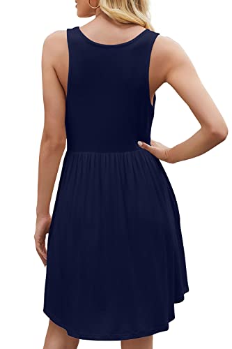 Image of HiMONE Vacation Dresses for Women 2025 Summer Dress Women's Casual Sundresses Casual Beach Petite Sun Dress XS-2XL