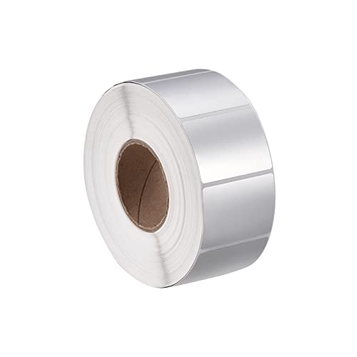 Étiquettes thermiques argentées 40x30 mm haute visibilité pour colis et bocaux