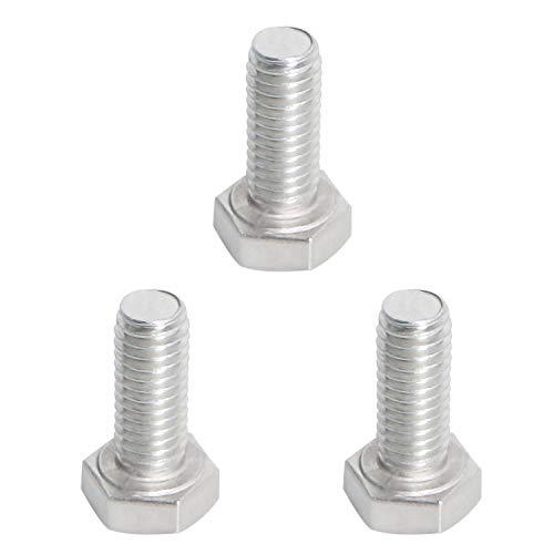 Image of M6 x 16mm Hex Head Bolts Screws Grade 5.8 Stainless Steel, Fasteners Fully Machine Threaded SUS304 30 Pcs