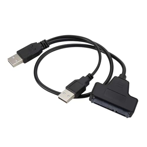 Cable SATA 2.5" a USB con Adaptador de Corriente y LEDs miniatura 3