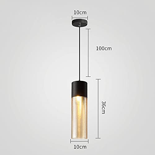 Lámpara de techo colgante retro de vidrio vintage clase A++ para comedor 5