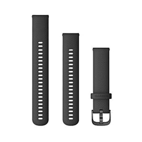 ガーミン(GARMIN) GARMIN Quick Release バンド 20mm Black Silicone/Slate 010-12932-15【GARMIN純正品】