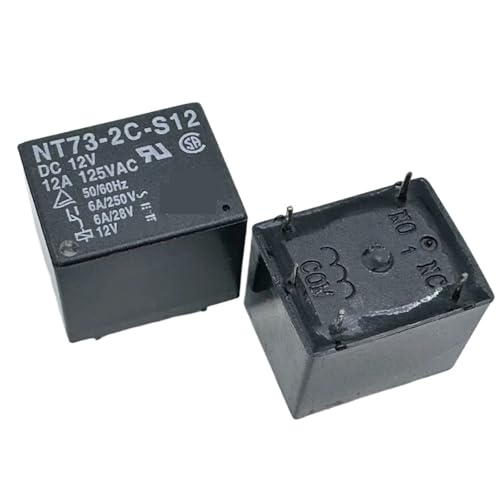 Relais 5 Broches NT73-2C-12 12V CC composant électronique de commutation pour circuit imprimé - 2