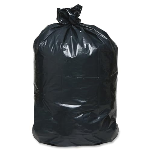 Image of Earthsense Commercial RNW4620 Can Liner, 40-45 gal, 2.0 mil, 40 inch x 46 inch, Black (Pack of 100)