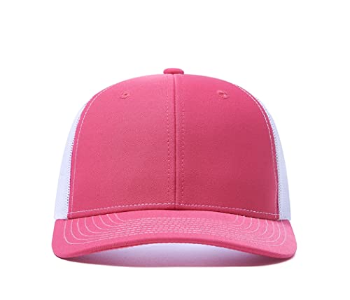 Image of Quanhaigou Trucker Hat - Mesh Snap Back - Unisex Adjustable Baseball Cap - Outdoor Hats for Men Women