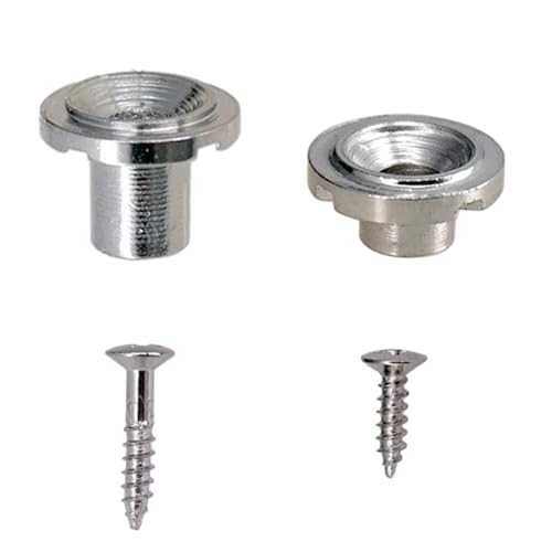 2PCSラウンドスロット付きストリングリテーナーヴィンテージストリングツリーストリングリテーナーネジ付きエレクトリックギターアクセサリービンテージストリングツリーストリングリテーナーマウントネジ付きリテーナー