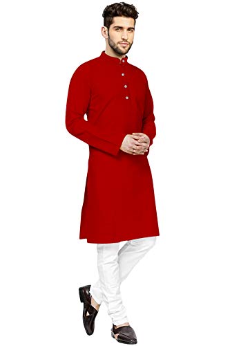 Image of Mens Casual Kurta Payjama Set Cotton