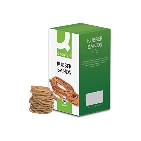 Q-Connect Rubber Bands No.65 500g, Peach Cover
