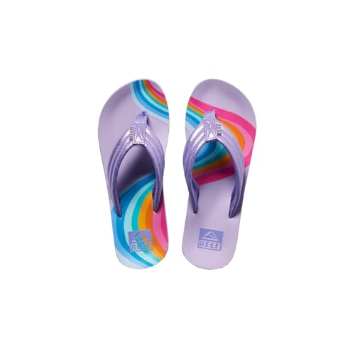 Image of REEF Girls Kids Ahi Beach Flip Flop, Soft Cushion Footbed, Water Friendly